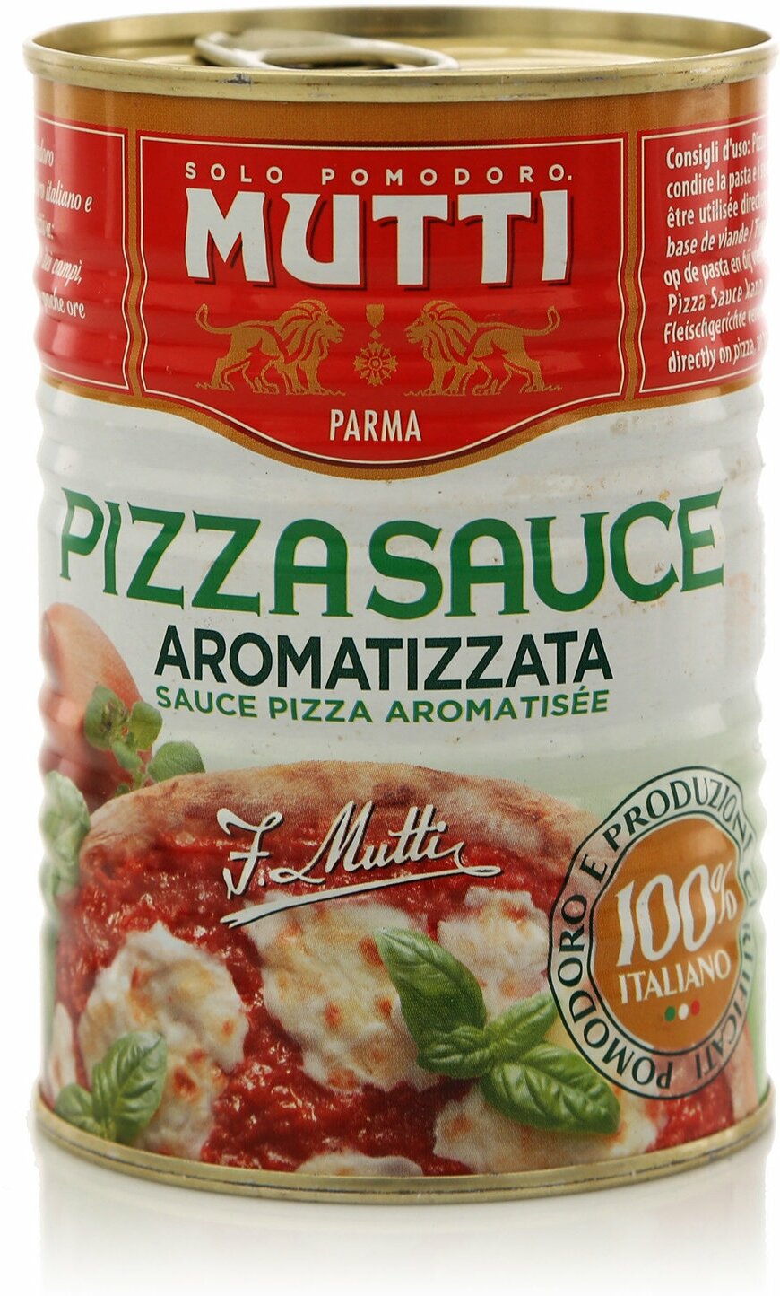 Пюре томатное Mutti Pizza sauce Aromatizzata 400г - фото №5