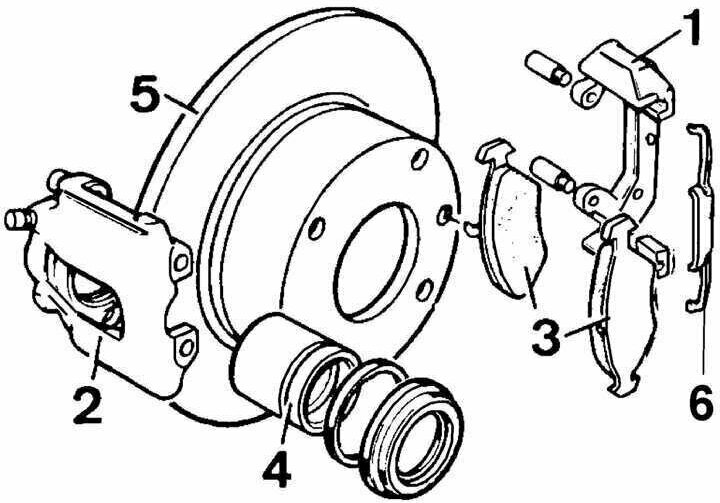 Ремкомплект тормозного суппорта MERCEDES S-CLASSE W126 W140 38mm  VOLVO 240-26009->