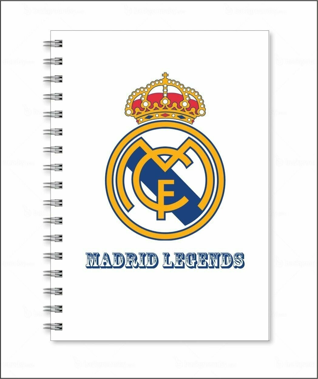 Тетрадь футбольный клуб Реал Мадрид - Real Madrid № 10