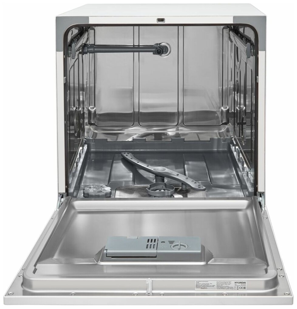 Посудомоечная машина Hyundai DT505 белый (компактная) - фотография № 11