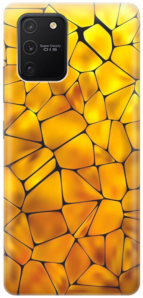 RE: PA Накладка Transparent для Samsung Galaxy S10 Lite с принтом "Янтарный узор"