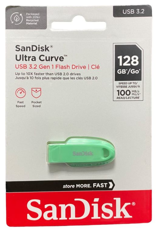 Флешка USB 16Gb SanDisk CZ50 Cruzer Blade SDCZ50C-016G-B35GE зеленый - фото №13