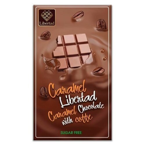 Шоколад карамельный без сахара с кофе Caramel Libertad 40г