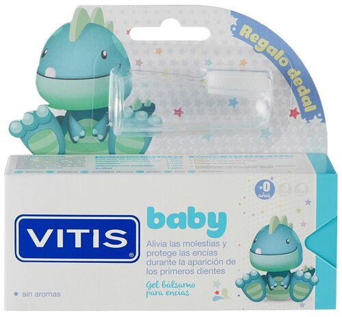 Зубная паста VITIS Baby 0+, 30 мл, разноцветный