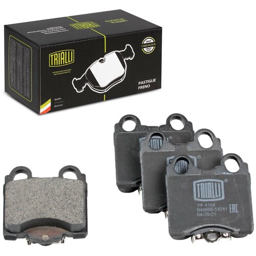 Колодки тормозные дисковые  зад  Trialli PF4104