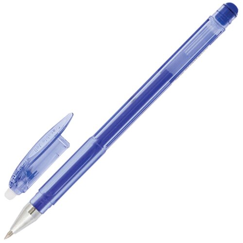 Ручка гелевая стираемая Crown Erasable Jel, узел 0.5 мм, чернила синие ручка гелевая стираемая crown erasable jel узел 0 5 мм чернила синие