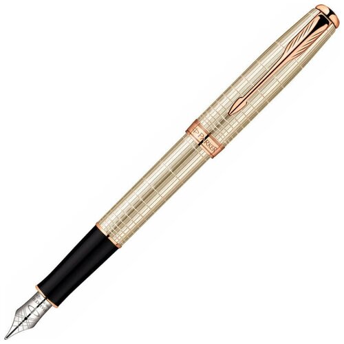 PARKER перьевая ручка Sonnet F535, 1859488, сини цвет чернил, 1 шт.