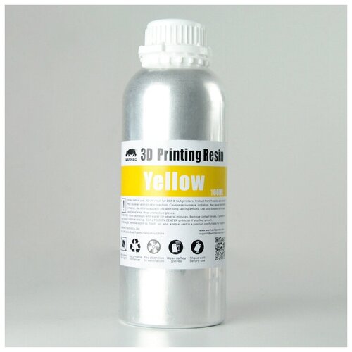 Wanhao Фотополимерная смола Wanhao желтая (1 л.)