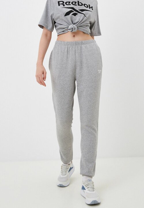 Брюки Reebok REEBOK IDENTITY ENERGY FLEECE PANT, размер M, серый