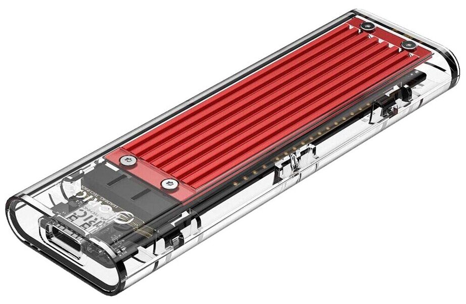 Контейнер для SSD Orico TCM2-C3 (красный)