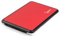 Корпус для HDD/SSD Gembird EE2-U3S-61 красный/серебристый