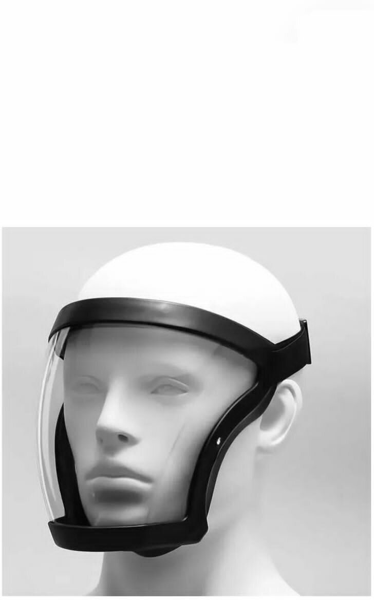 Щиток защитный лицевой прозрачный, слесарная маска - фотография № 1