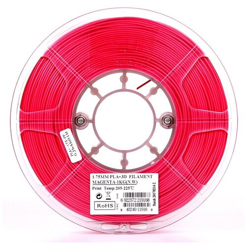 фото Esun катушка пластика pla+ esun 1.75 мм 1кг., пурпурно-красная
