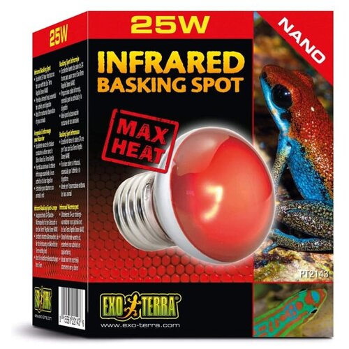 Exo-Terra Инфракрасная лампа - Exo-Terra Infrared Basking Spot NANO - 25Вт лампа инфракрасная 25w красный свет repti planet