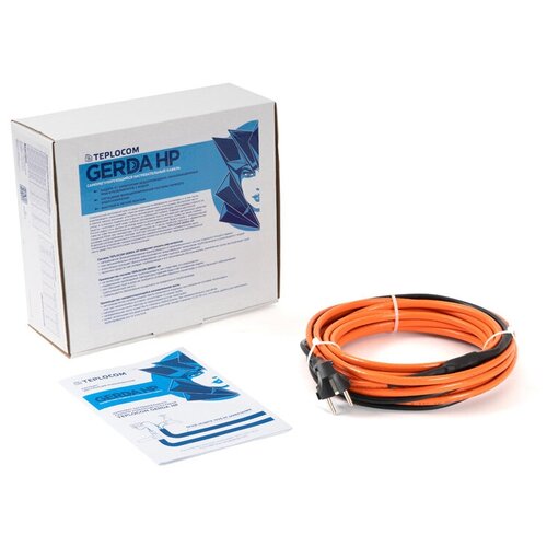 Комплект нагревательного саморегулирующегося кабеля Бастион Комплект нагревательного саморегулирующегося кабеля Комплект нагревательного саморегулирующегося кабеля TEPLOCOM GERDA HP-6,0