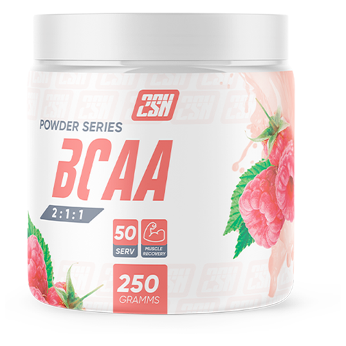 BCAA 2SN BCAA 2:1:1, малина, 250 гр. 2sn bcaa powder 500g малина