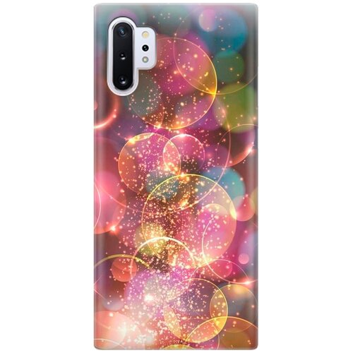 фото Силиконовый чехол на samsung galaxy note 10+ / самсунг ноут 10+ с принтом "яркие блики" re:pa