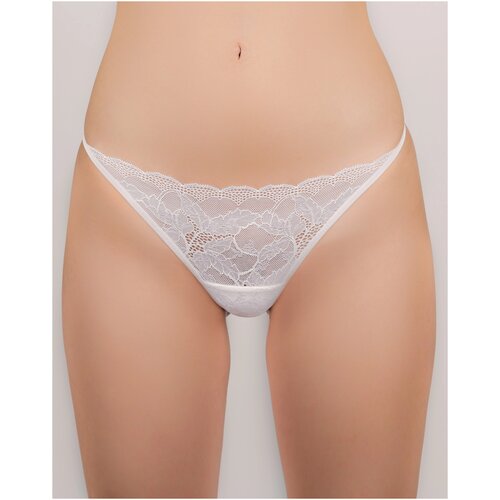 фото Milavitsa трусы стринги средней посадки classic, размер 98, белый