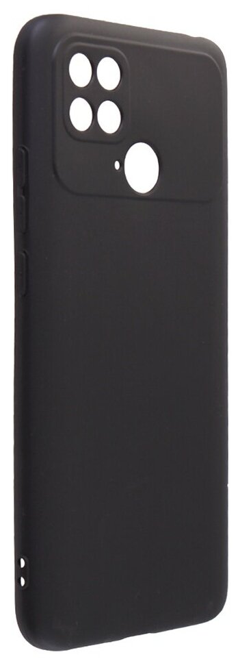 DF / Силиконовый чехол для телефона Poco C40 на смартфон Поко Си 40 DF poCase-08 (black) / черный