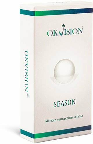 Контактные линзы OKVision SEASON 3 месяца, -3.00 8.6, 2 шт.
