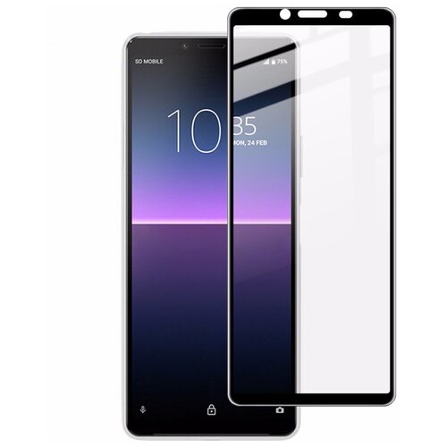 3d полноэкранное защитное стекло для Sony Xperia 1 II черный