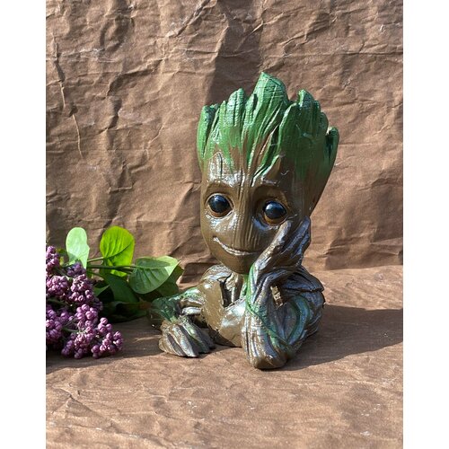 Кашпо герой грут 14см горшок для цветов украшения для дома 610₽