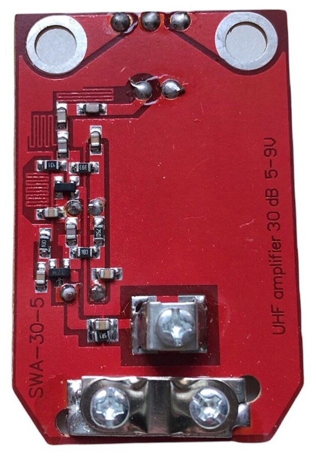 Плата для антенны усилитель SWA-30-5 (усиление - 30дБ питание - 5В)