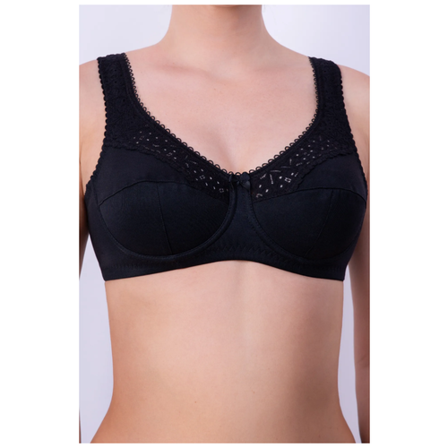 фото Бюстгальтер lauma cotton classic, размер 90c, black