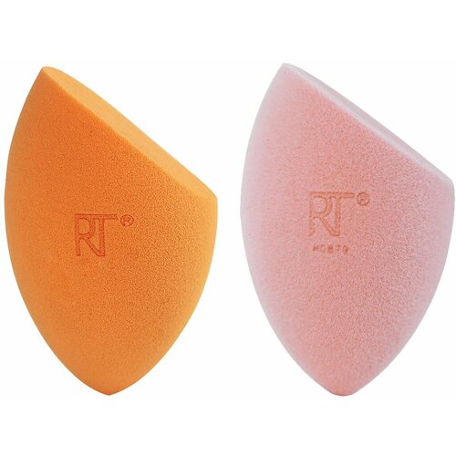 Real Techniques Набор спонжей для макияжа Miracle Complexion Sponge+Miracle Powder Sponge спонж для макияжа lei sponge latex drop assorted color 1 шт