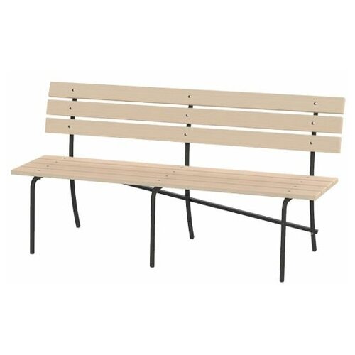 Скамейка дачная LAKSI 1,8 м (металл,дерево)