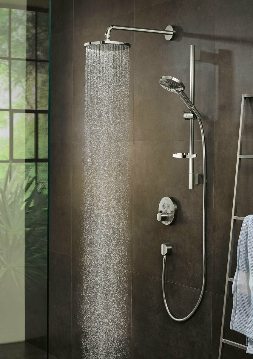 Аксессуар для смесителя HansGrohe Fixfit S 26453990 (шланговое подключение)