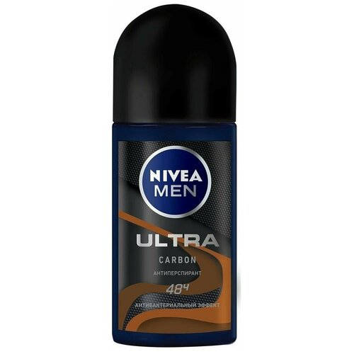 Nivea Men Антиперспирант Ultra Carbon роликовый, 50 мл, 4 шт. дезодоранты nivea антиперспирант ролик защита и забота