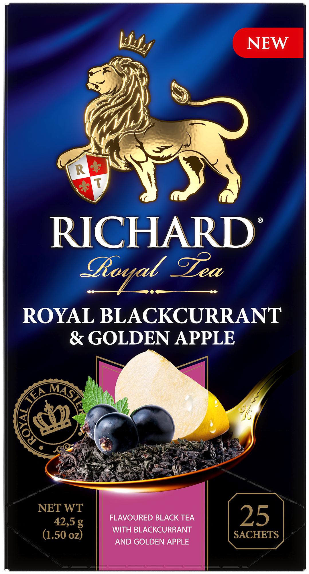 Чай Richard Royal Blackcurrant & Golden Apple 25 сашет - фотография № 1