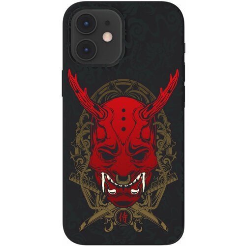 Силиконовый чехол Mcover для Apple iPhone 12 Pro с рисунком Красная маска Они / Японский Демон силиконовый чехол mcover для apple iphone 7 plus с рисунком красная маска они японский демон