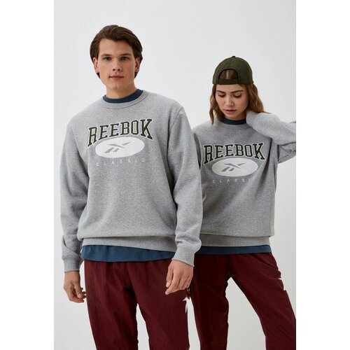 Свитшот Reebok Reebok ARCHIVE ESSENTIALS CREW, размер M, серый