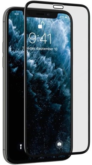 Защитное стекло 3D Ubear для Apple iPhone 11/ Xr, 3D Full Screen Premium Glass, с черной рамкой