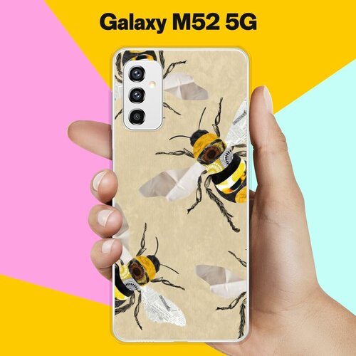 Силиконовый чехол на Samsung Galaxy M52 5G Осы / для Самсунг Галакси М52