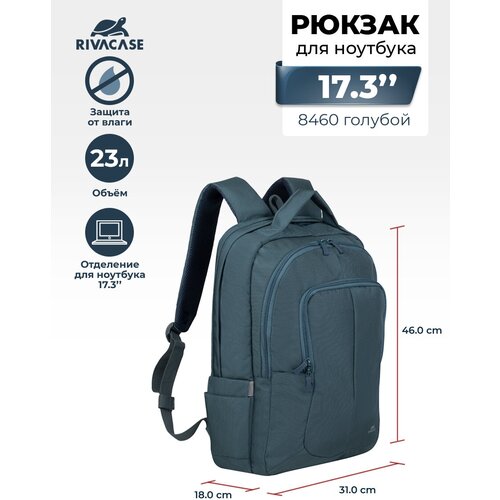 Рюкзак RIVACASE 8460 Aquamarine