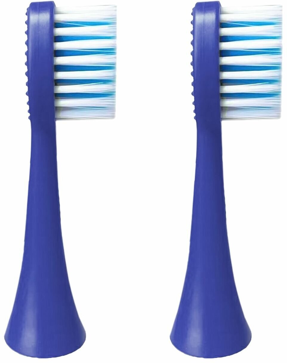 Насадка для зубной щетки 2 PCS BLUE G-HLB03BLU GEOZON - фотография № 2