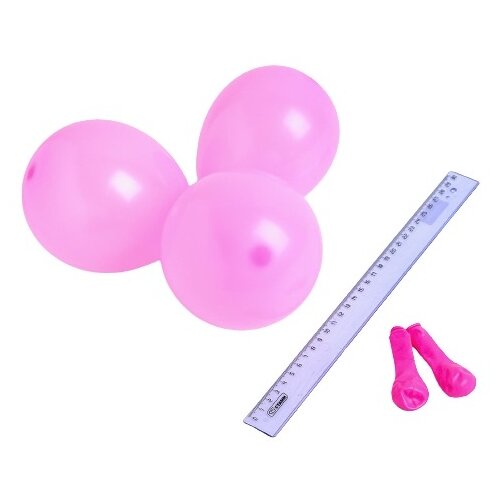 фото Шар латексный 5", пастель, набор 100 шт, цвет розовый 4986407 leti