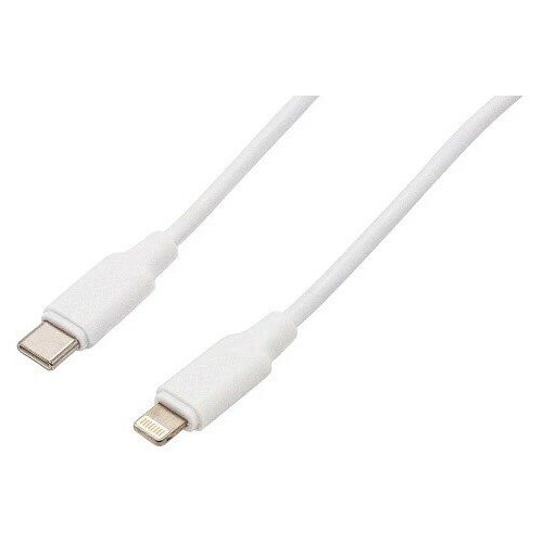 Fillum кабель Filum Кабель USB 2.0, 1.8 м, белый, 3 А, разъемы: USB Type С male - Lightning male, пакет. FL-C-U2-CM-LM-1.8M-W 894186