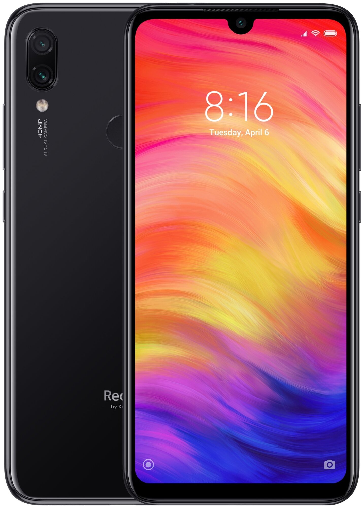 Смартфон Xiaomi Redmi Note 7 Pro 6/128 ГБ GLOBAL, Dual nano SIM, космический черный