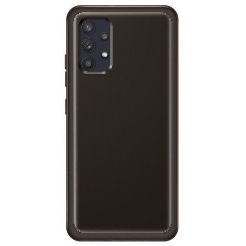 фото Чехол-накладка samsung galaxy a32 soft clear cover черный (ef-qa325tbegru)
