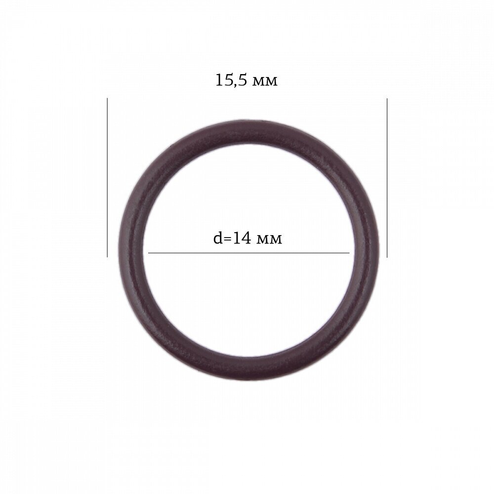 Кольцо для бюстгальтера металл ARTA. F.2831 14мм, цв.076 сливовое вино, уп.50шт
