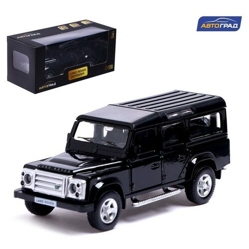 Машина металлическая LAND ROVER DEFENDER, 1:32, открываются двери, инерция, цвет чёрный машина р у 1 16 land rover defender