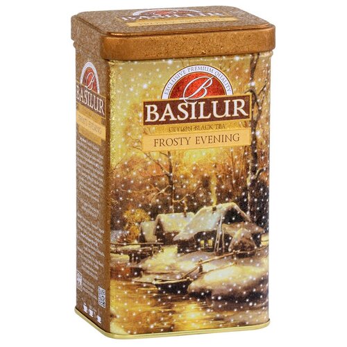 Чай черный Basilur Festival сollection Frosty evening подарочный набор, календула, абрикос, 85 г