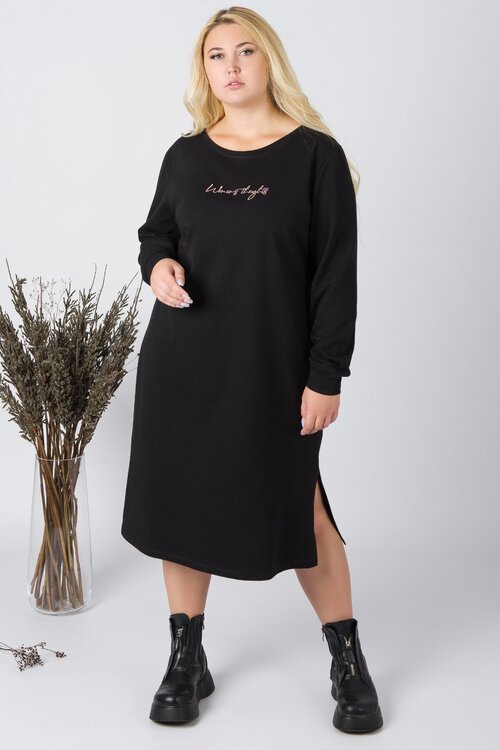 Платье Шаrliзе, повседневное, размер 46, черный