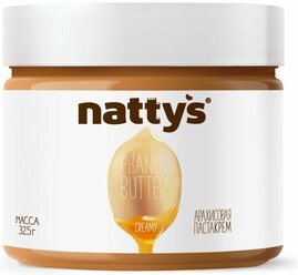 Паста-крем арахисовая Creamy с мёдом Nattys, 325 г