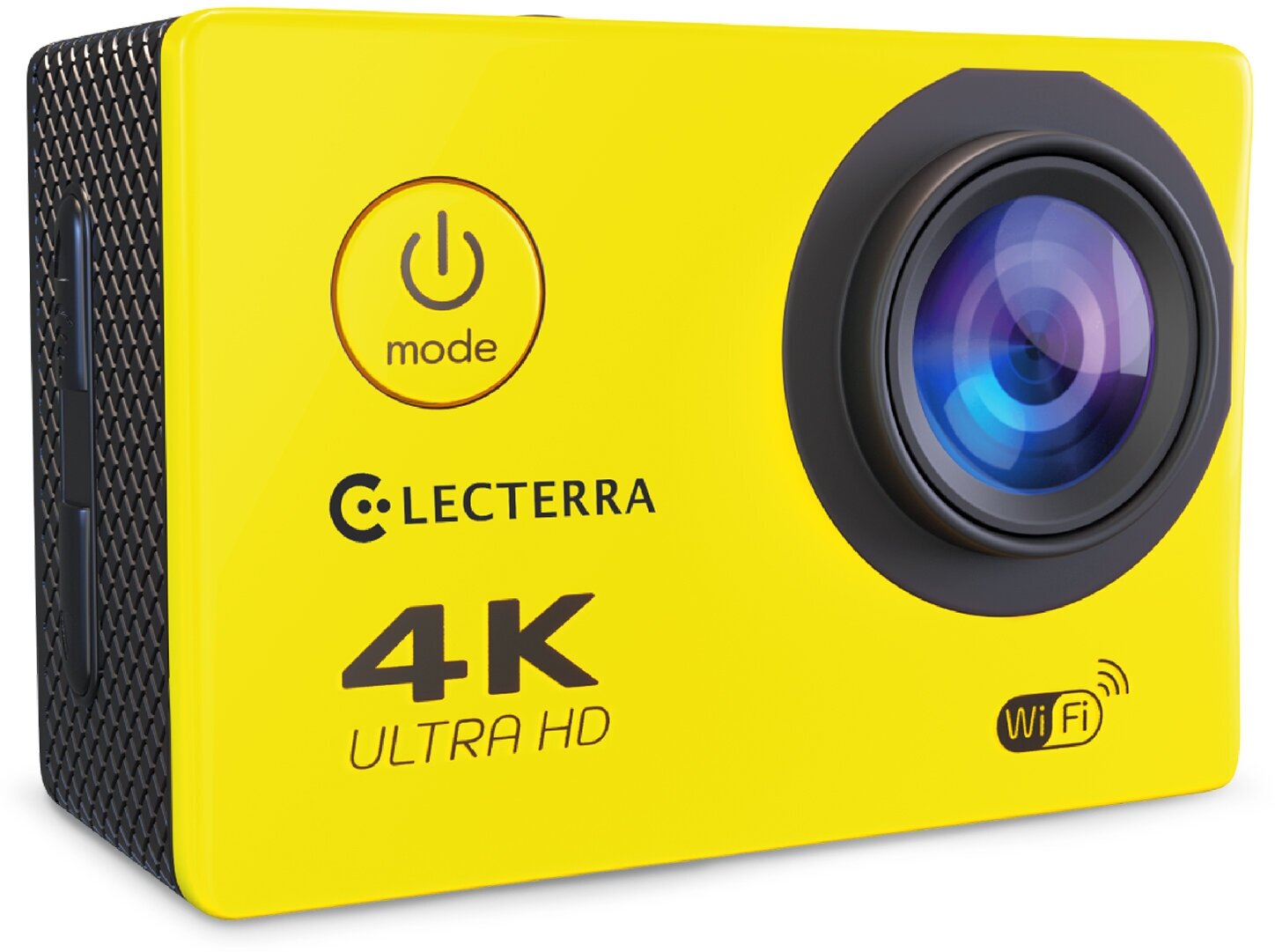 Экшен камера Electerra 4К UHD для подводной съемки и активного отдыха. Экшн-камера, аквабокс и крепления в комплекте