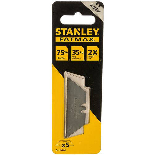 Лезвия для ножа FatMax® Utility (5 шт.) Stanley 0-11-700 15281084 stanley st011983 50 x19mm utility knife substitute